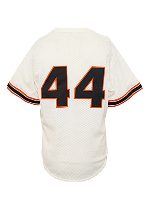 1980s Willie McCovey San Francisco Giants Coaches-Worn Batting Practice Top