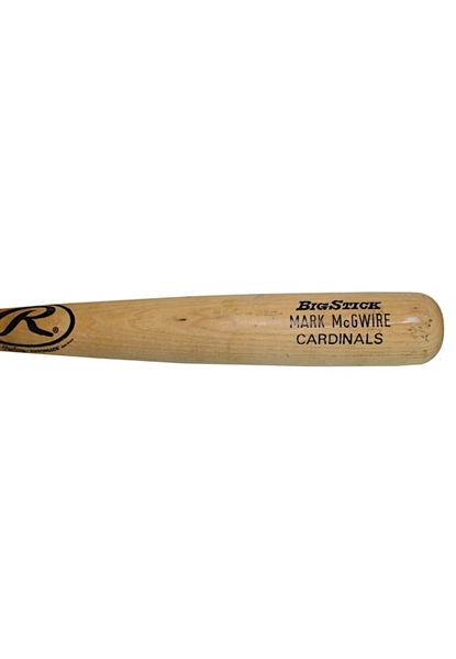 1998 Mark McGwire St. Louis Cardinals Game-Used Bat (PSA/DNA Pre-Cert • 70 HR Season)