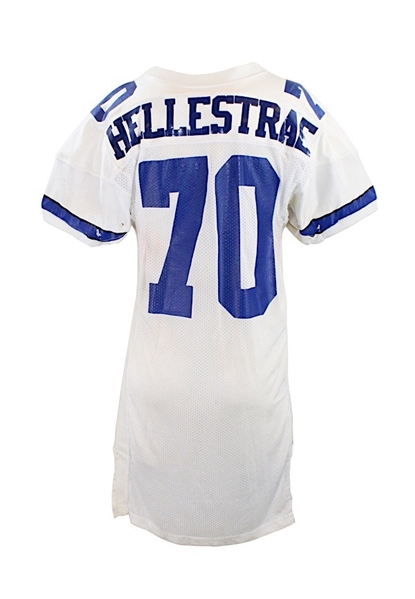 Circa 2000 Dale Hellestrae Dallas Cowboys Game-Used Home Jersey