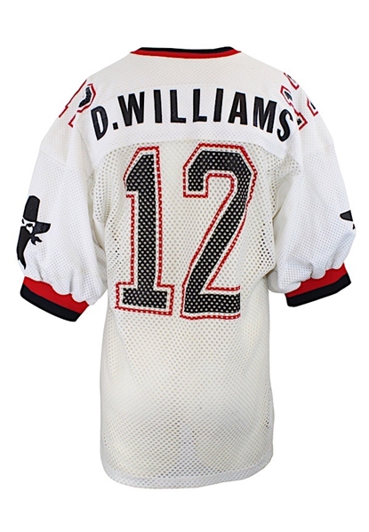 Mid 1980s Doug Williams Oklahoma/Arizona Outlaws Game-Used & Autographed White Jersey (JSA)