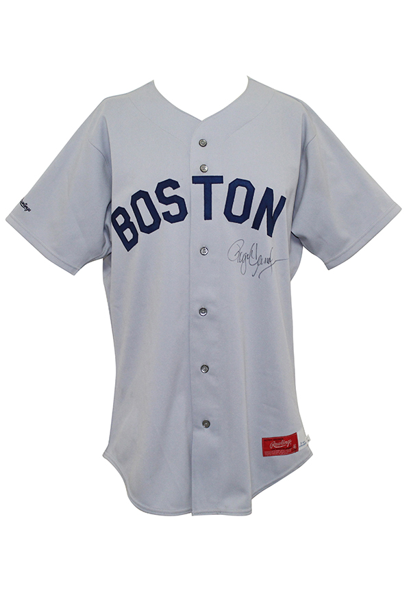 Lot Detail - 1987 Roger Clemens Boston Red Sox Game-Used & Autographed Road  Jersey (JSA • Cy Young Season)