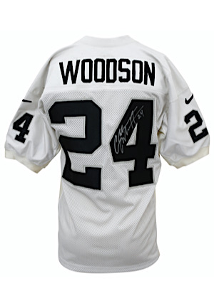 Charles Woodson Oakland Raiders Autographed Jersey