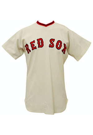 1972 Gary Peters Boston Red Sox Game-Used Home Jersey