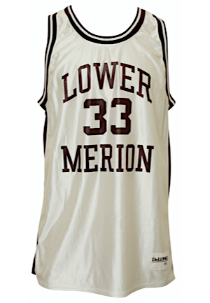Mid 1990s Kobe Bryant Lower Merion High School Issued Pro-Cut Jersey
