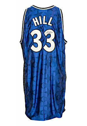 2000-01 Grant Hill Orlando Magic Game-Used & Autographed Jersey