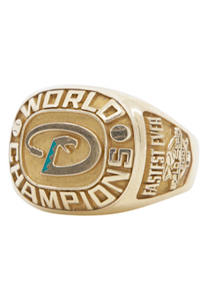 2001 Arizona Diamondbacks World Series Champions Family Ring & Original Presentation Box