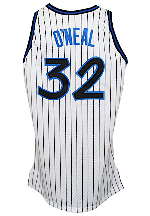 1994-95 Shaquille ONeal Orlando Magic Game-Used Home Jersey