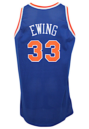 1995-96 Patrick Ewing New York Knicks Game-Used Road Jersey