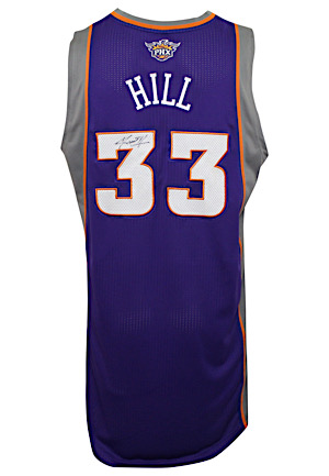 2011-12 Grant Hill Phoenix Suns Game-Used & Autographed Road Jersey