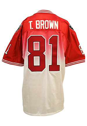 2002 Tim Brown Oakland Raiders AFC Pro Bowl Pro Cut Jersey