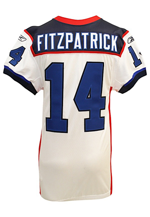 2010 Ryan Fitzpatrick Buffalo Bills Game-Issued Road Jersey