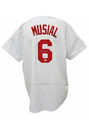 Stan Musial St. Louis Cardinals Autographed Home Jersey