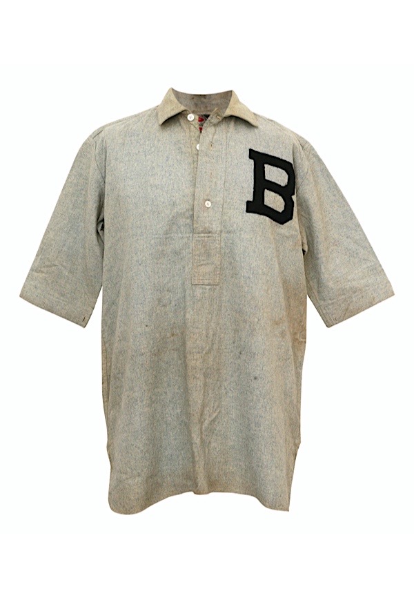 Lot Detail - 1902 Baltimore Orioles C.B. Burns Game-Used Road Flannel Jersey  (Player Family LOA • Earliest Known Example • Graded 9+)