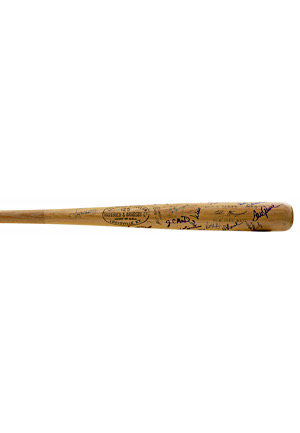 1969 Ed Kranepool New York Mets World Series Team-Signed Game Bat (Championship Season)