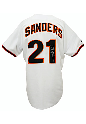 Deion Sanders San Francisco Giants Autographed Jersey