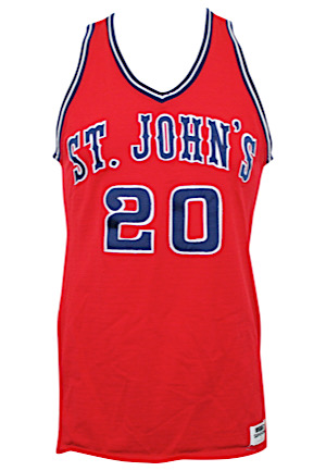 Circa 1983 Chris Mullin St. Johns Red Storm Game-Used Jersey (Graded 9)