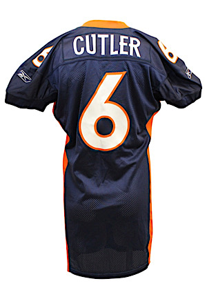 2008 Jay Cutler Denver Broncos Game-Issued Jersey