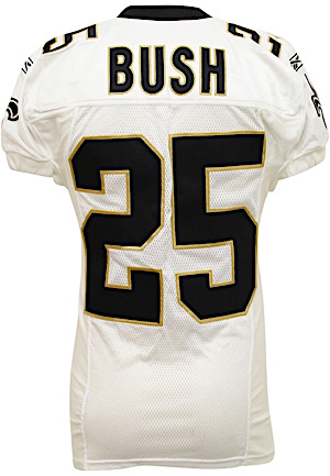 2007 Reggie Bush New Orleans Saints Game-Used Jersey