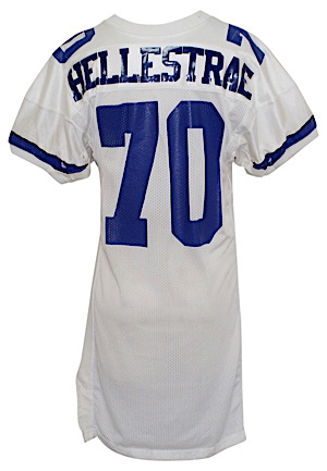 Circa 2000 Dale Hellestrae Dallas Cowboys Game-Used Home Jersey