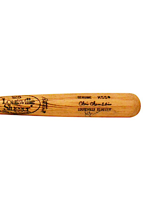 Chris Chambliss Game-Used & Autographed Bat