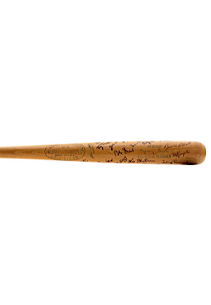 1966 Jerry Grote New York Mets Team-Signed Game Bat (Originally Sourced From Grote)