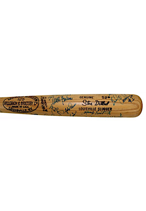 1981 Steve Dillard Chicago Cubs Game-Issued & Team-Signed Bat