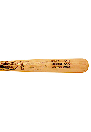 2008 Robinson Cano New York Yankees Game-Used & Autographed Bat