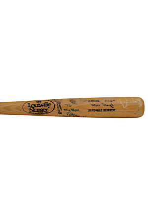 Early 1980s Willie Stargell Pittsburgh Pirates Game-Used & Autographed Post-Career Bat