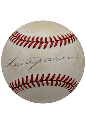 Hall Of Fame American League Infielders Single-Signed OAL Baseballs - Doerr, Appling & Aparicio (3)