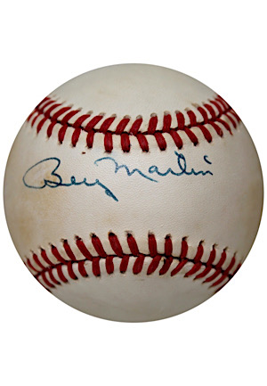 Billy Martin Single-Signed OAL Baseball