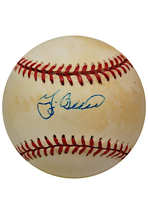 Yogi Berra Single-Signed OAL Baseball