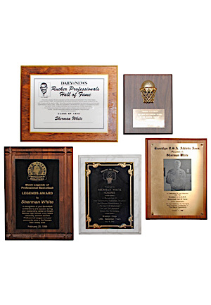 Various Awards & Plaques Presented To Sherman White (5)(Family LOA)