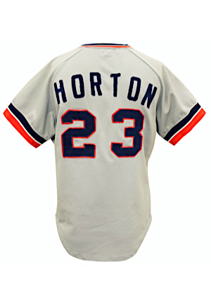 1973 Willie Horton Detroit Tigers Game-Used & Autographed Road Jersey (Graded 9+ • Outstanding Wear & Customized Neck)
