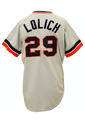 1974 Mickey Lolich Detroit Tigers Game-Used & Autographed Road Jersey (Graded 10)