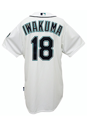 2015 Hisashi Iwakuma Seattle Mariners Game-Used Home Jersey (MLB Authenticated)