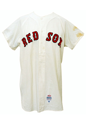 1972 Bill "Space Man" Lee Boston Red Sox Game-Used Home Flannel Uniform (2)