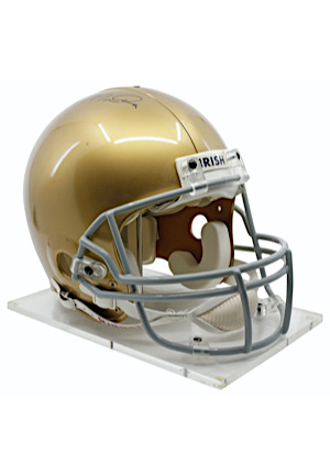 Joe Montana Notre Dame Fighting Irish Autographed Full Size Helmet