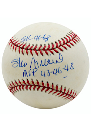 Stan Musial Single-Signed & Inscribed ONL Baseball