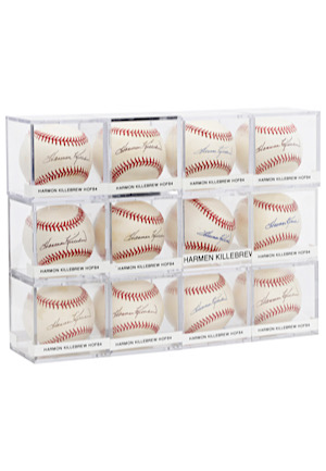 One Dozen Harmon Killebrew Single-Signed Baseballs (12)