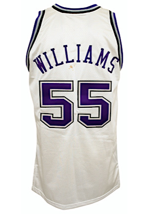 1999-00 Jason Williams Sacramento Kings Game-Used & Autographed Jersey (Family LOA)
