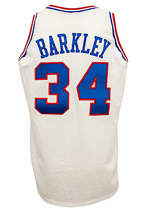 1989-90 Charles Barkley Philadelphia 76ers Game-Used & Autographed Uniform (2)