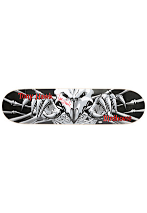 Tony Hawk Autographed "Flying Falcon 3 Close-Up" Skateboard Deck (Steiner)