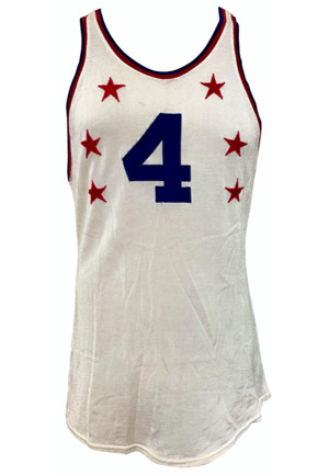 1961 Dolph Schayes Game-Used NBA All-Star Jersey (Graded 10 • Schayes Family LOA)