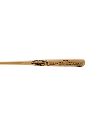 400 Home Run & 3000 Hit Club Multi-Signed Bat Including Mays, Musial, Aaron & More 
