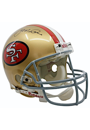 Joe Montana San Francisco 49ers Autographed Full Size Helmet