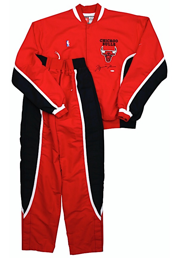 chicago bulls warm up jacket and pants