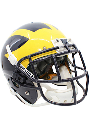 2014 Jourdan Lewis Michigan Wolverines Game-Used Helmet