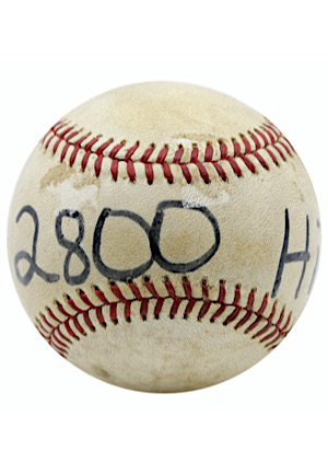 1978 Carl Yastrzemski Game-Used OAL Baseball From Career Hit 2,800 (Yastrzemski Family LOA)