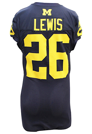 Circa 2014 Jourdan Lewis Michigan Wolverines Game-Used Jersey