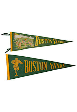 Late 1940s Boston Yanks Pennants (2)